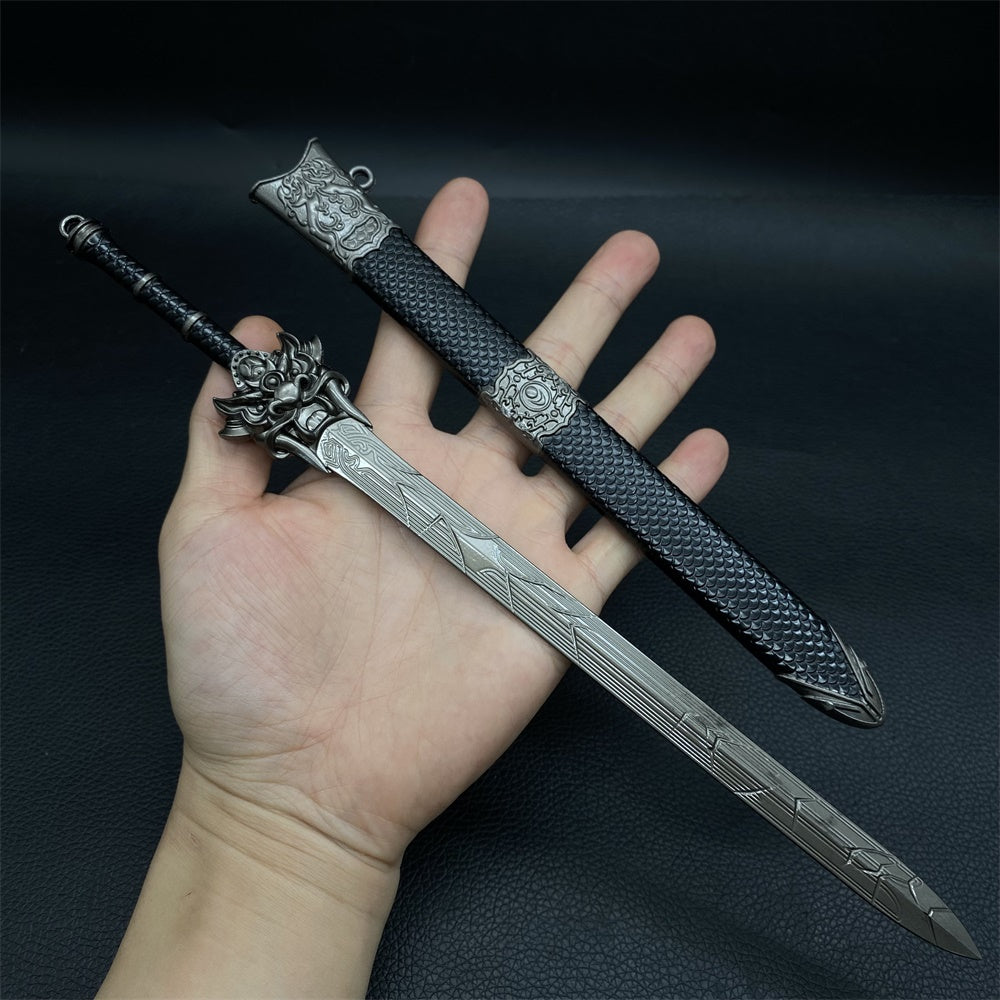 Cool Weapons Chinese Style Swords Metal Tiny Sword Replica 8 Options
