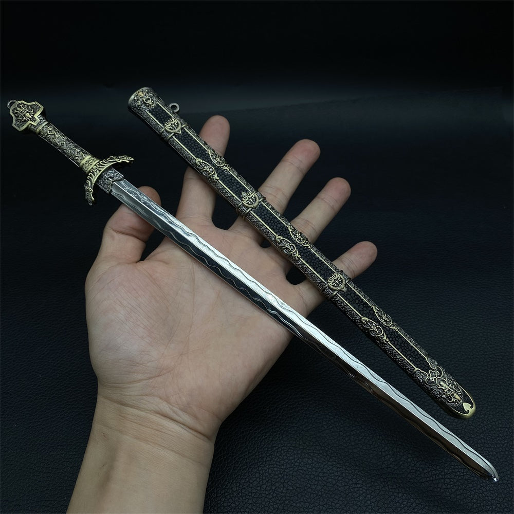 Cool Weapons Chinese Style Swords Metal Tiny Sword Replica 8 Options