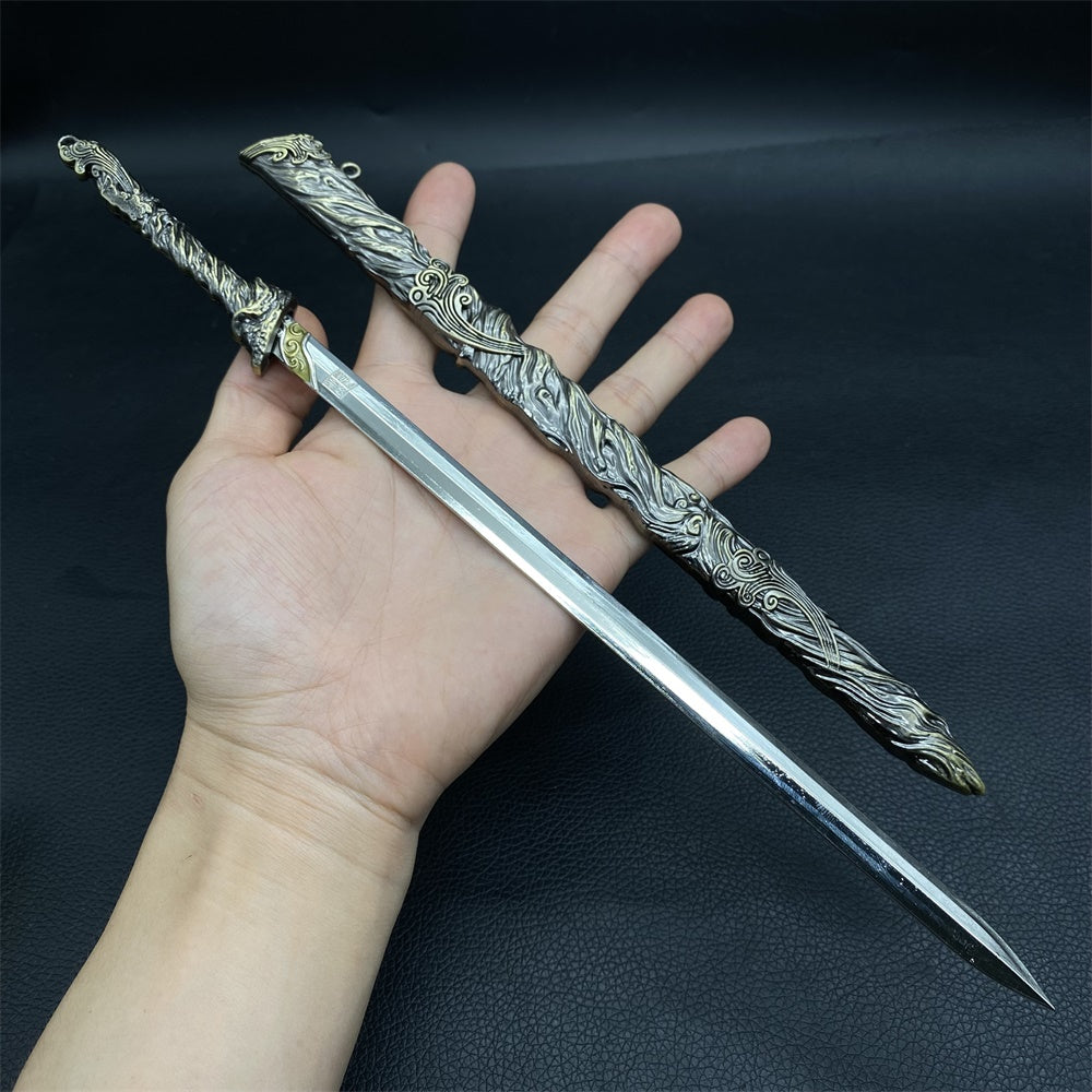 Cool Weapons Chinese Style Swords Metal Tiny Sword Replica 8 Options