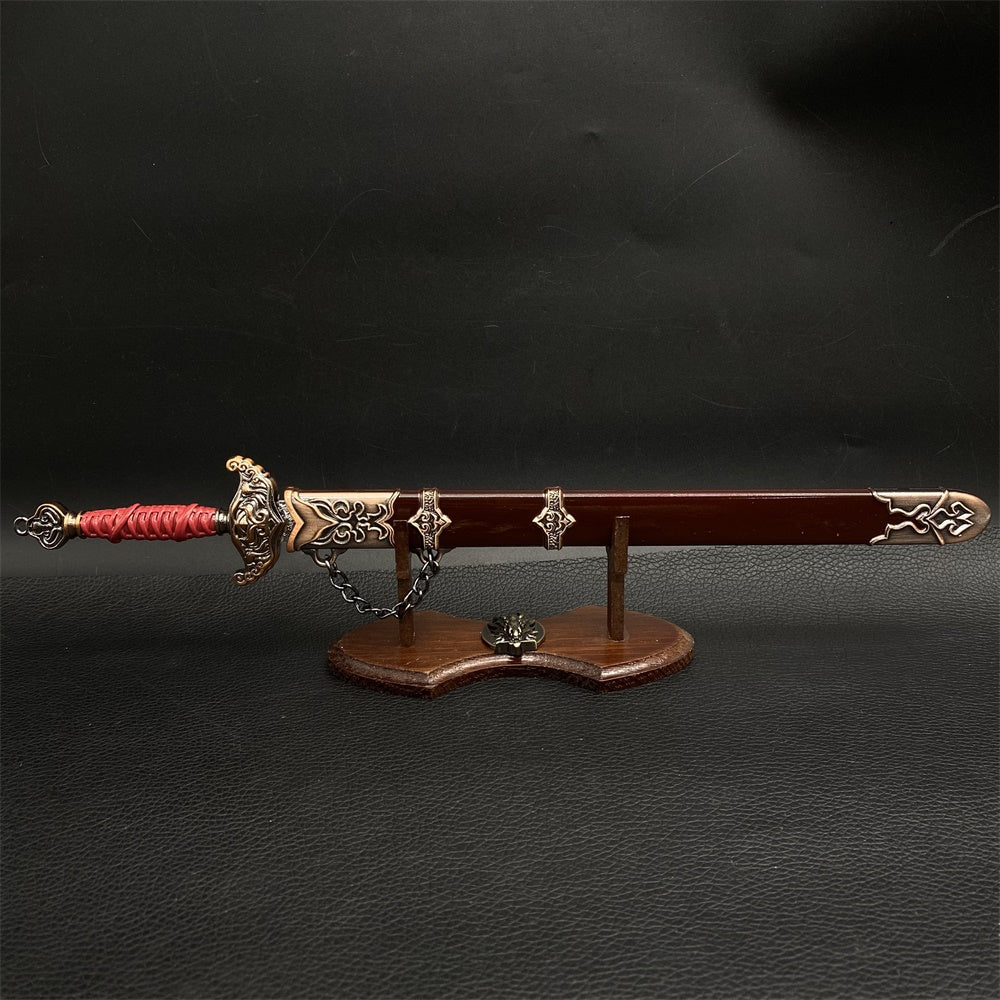 Cool Weapons Chinese Style Swords Metal Tiny Sword Replica 8 Options
