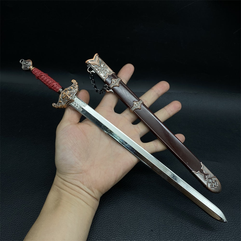 Cool Weapons Chinese Style Swords Metal Tiny Sword Replica 8 Options