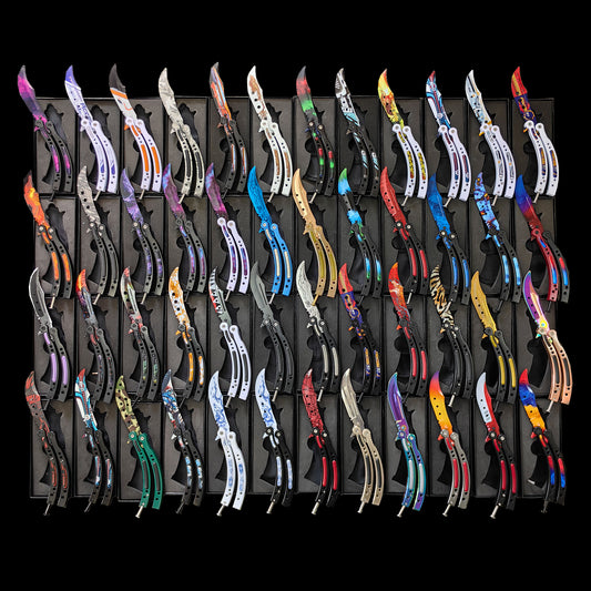 CS Butterfly Knife Balisong Trainers Blunt Blade Mystery Prize