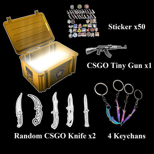 57 In 1 Real Life Rare Skin Weapon Case Mystery Box