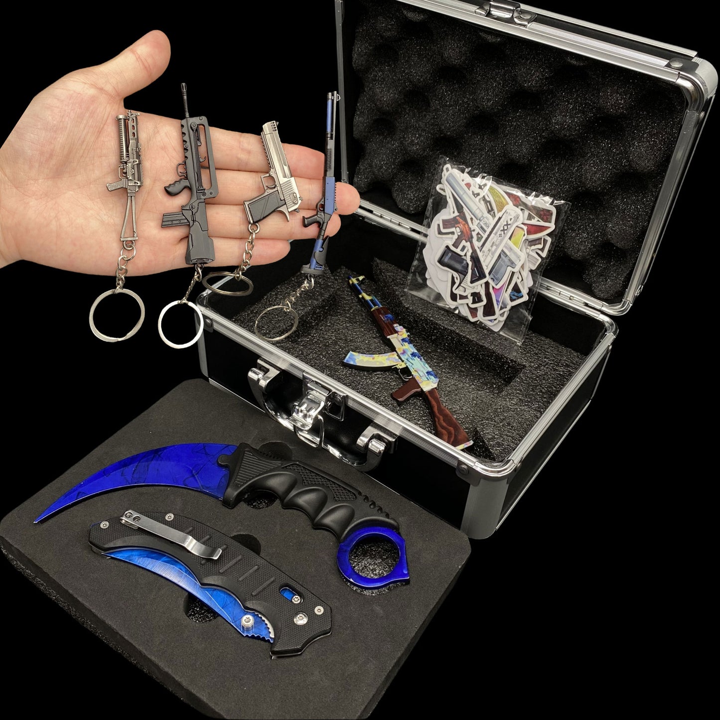 CSGO Mystery Box IRL Rare Skin Knife High End Aluminum Alloy Gift Box
