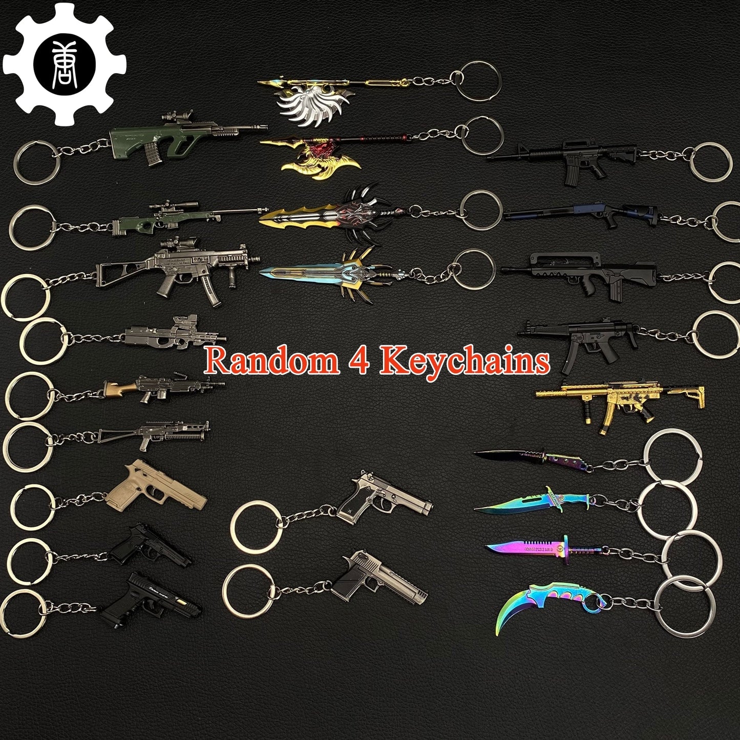 Crimson Web Skin Stiletto Knife Karambit Stickers Keychains Random AK Gift Box
