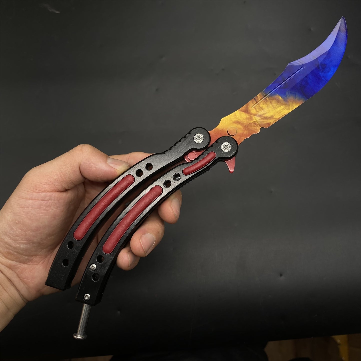 Global Offensive Game Balisong Karambit Blunt Blade Trainer Replica
