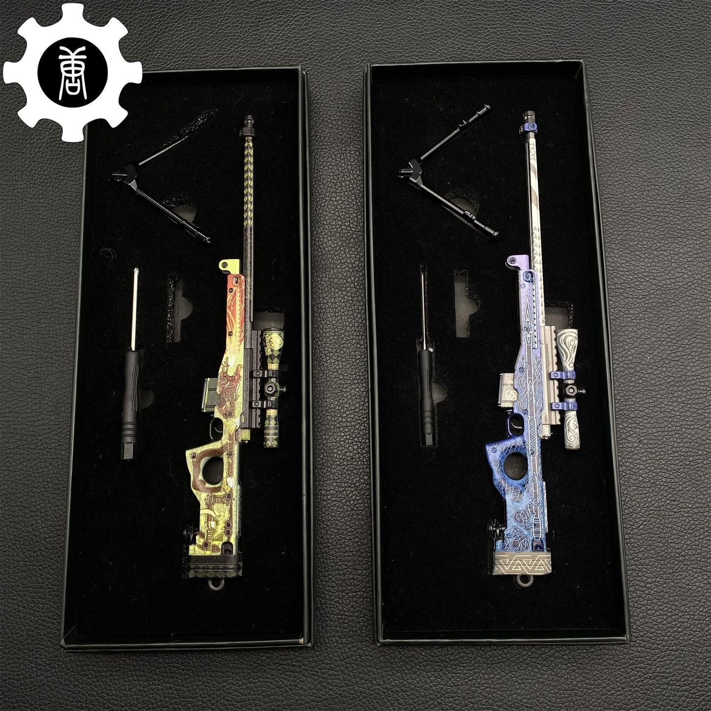 Dragon Lore & Gungnir AWP Miniature Metal Replica