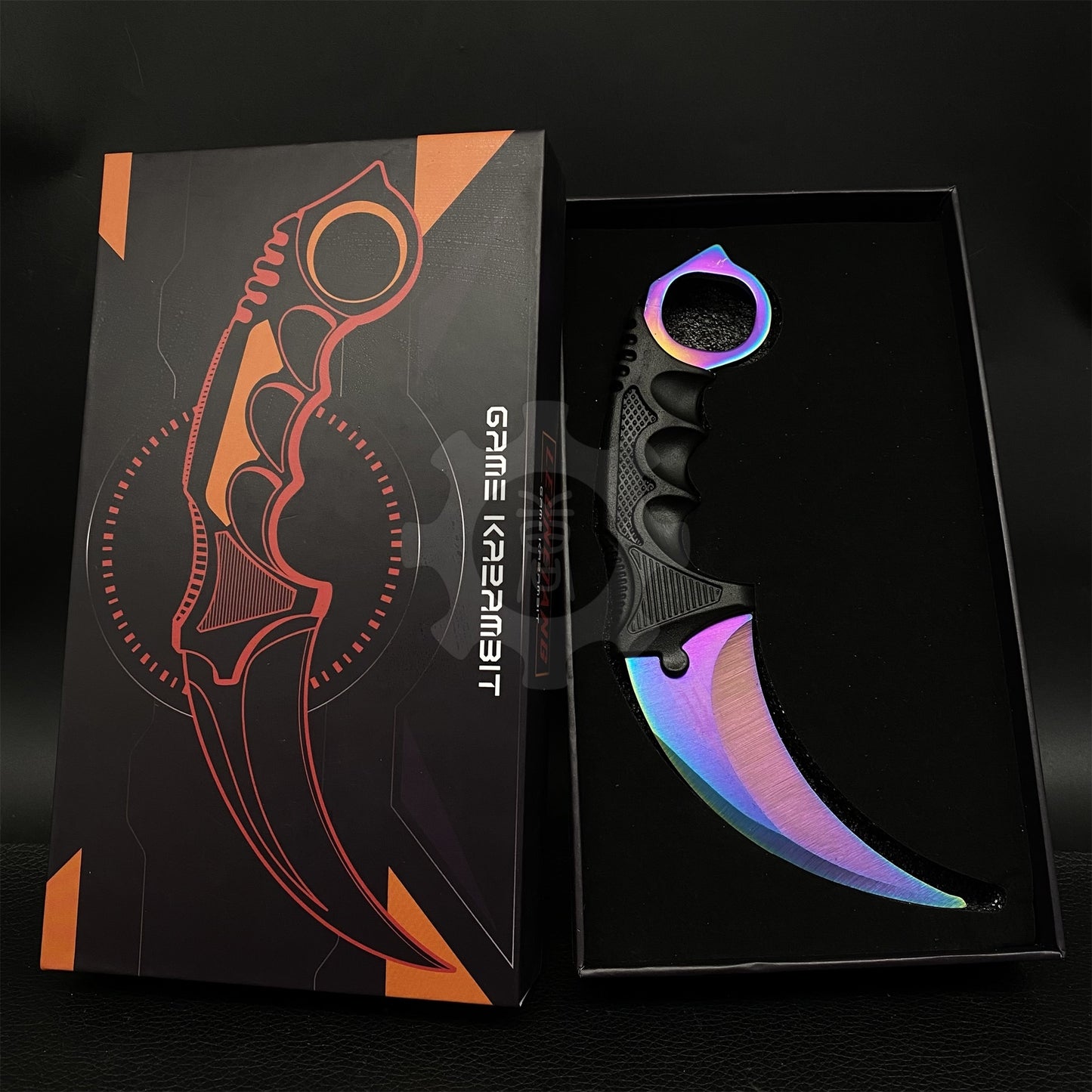 Global Offensive Game Karambit Blunt Blade Replica With Gift Box