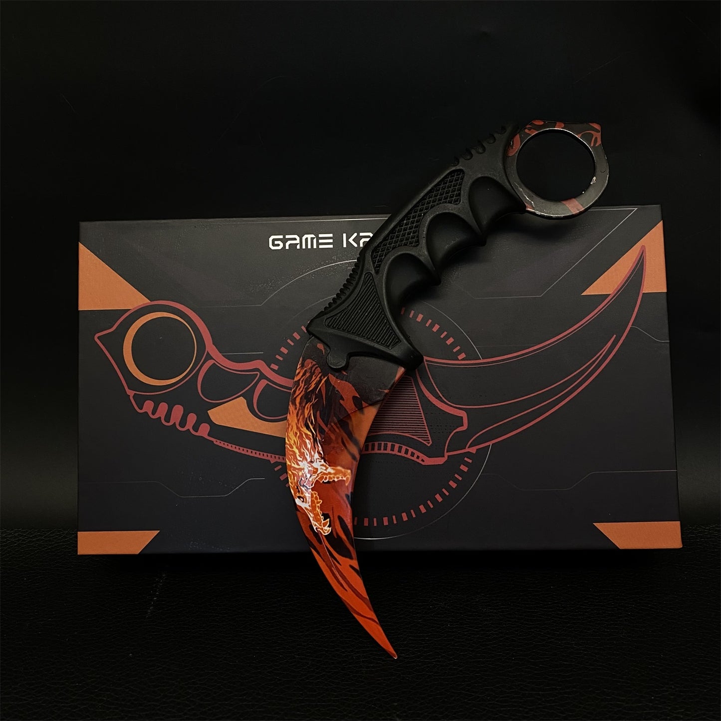 Global Offensive Game Karambit Blunt Blade Replica With Gift Box