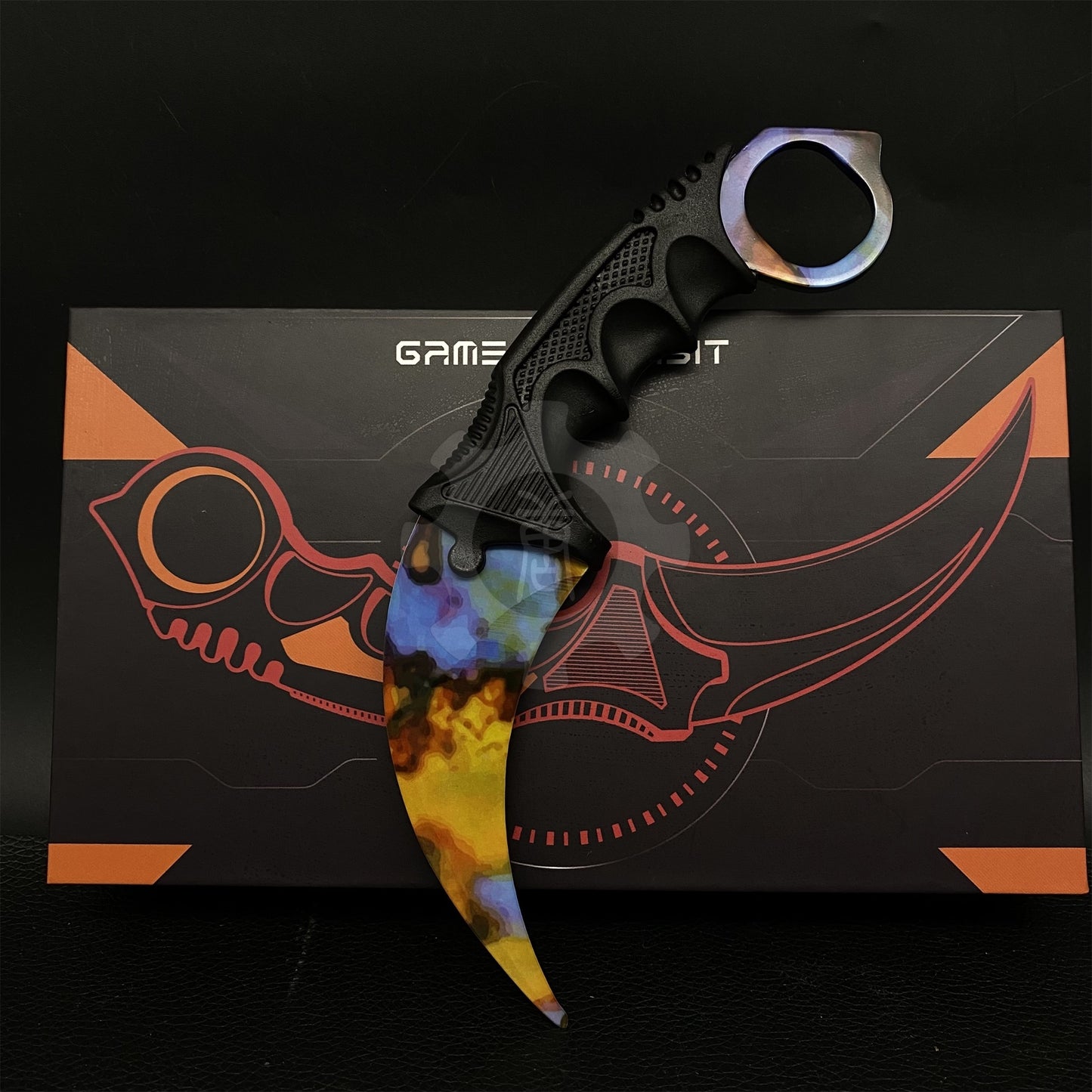Global Offensive Game Karambit Blunt Blade Replica With Gift Box
