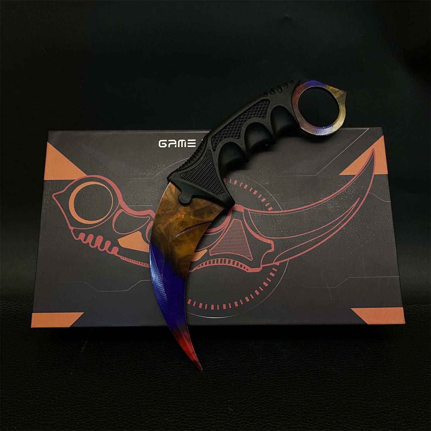 Global Offensive Game Karambit Blunt Blade Replica With Gift Box