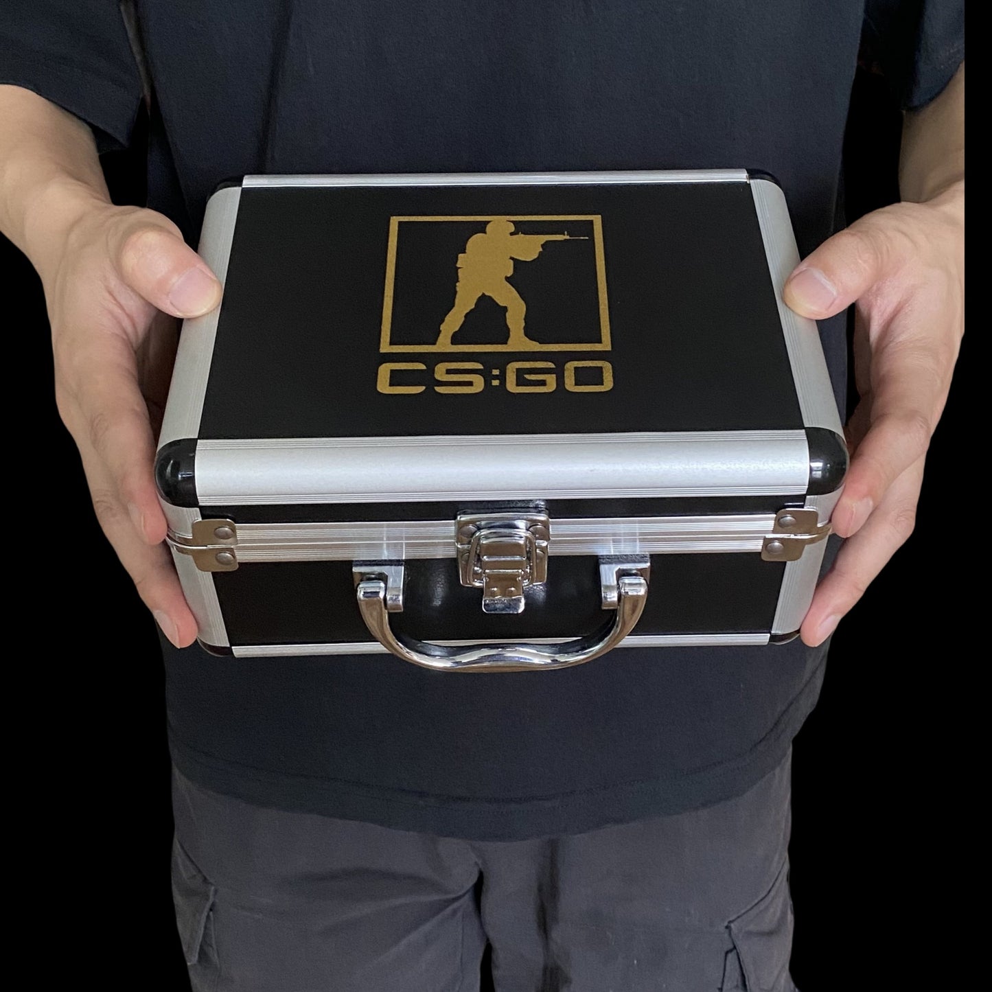 CSGO Mystery Box IRL Rare Skin Knife High End Aluminum Alloy Gift Box