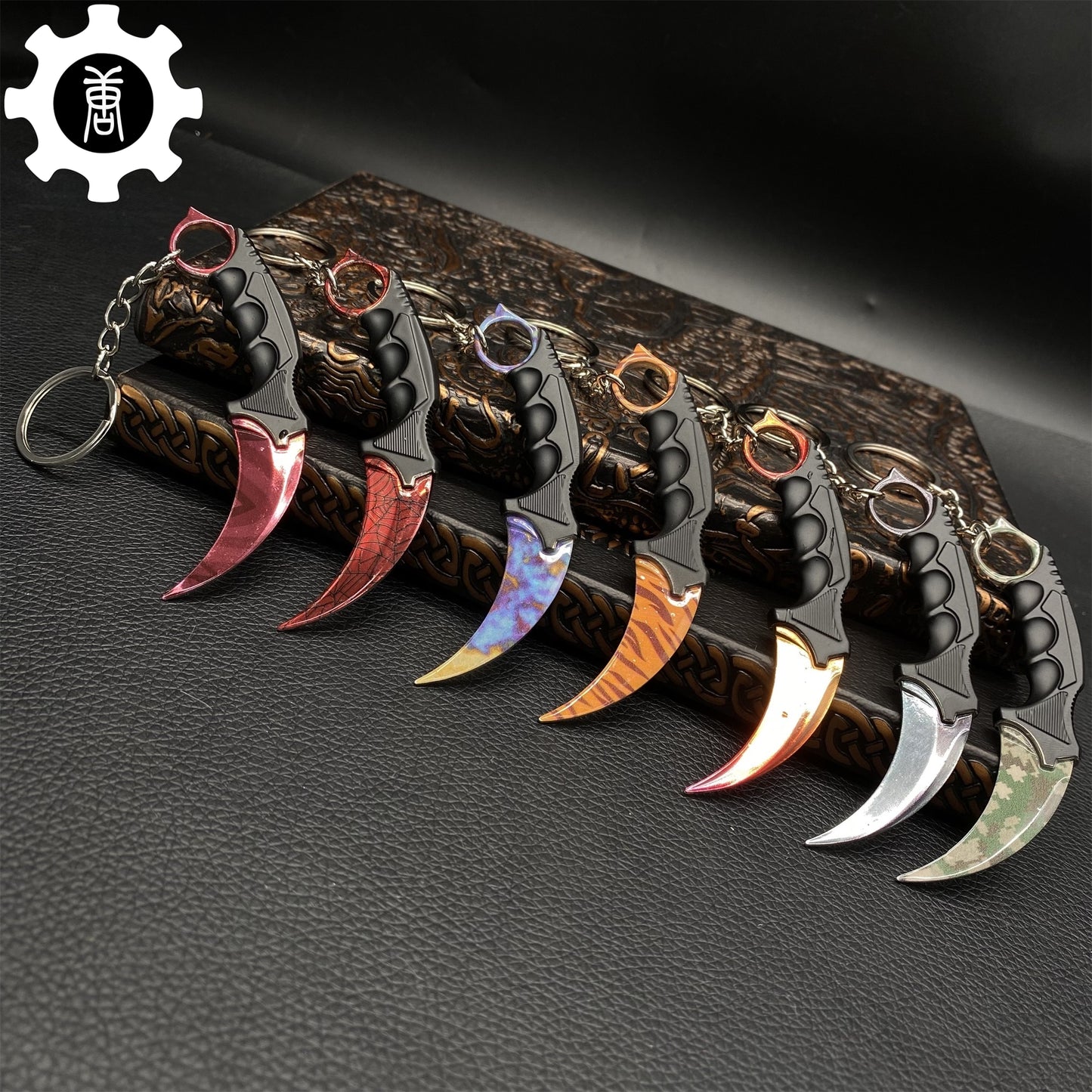 Go Game Mini Karambit Metal Keychain