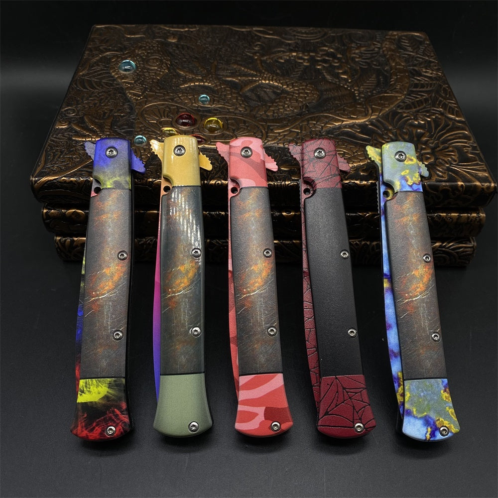 Rare Skin Stiletto Knife Blunt Blade Game Replica