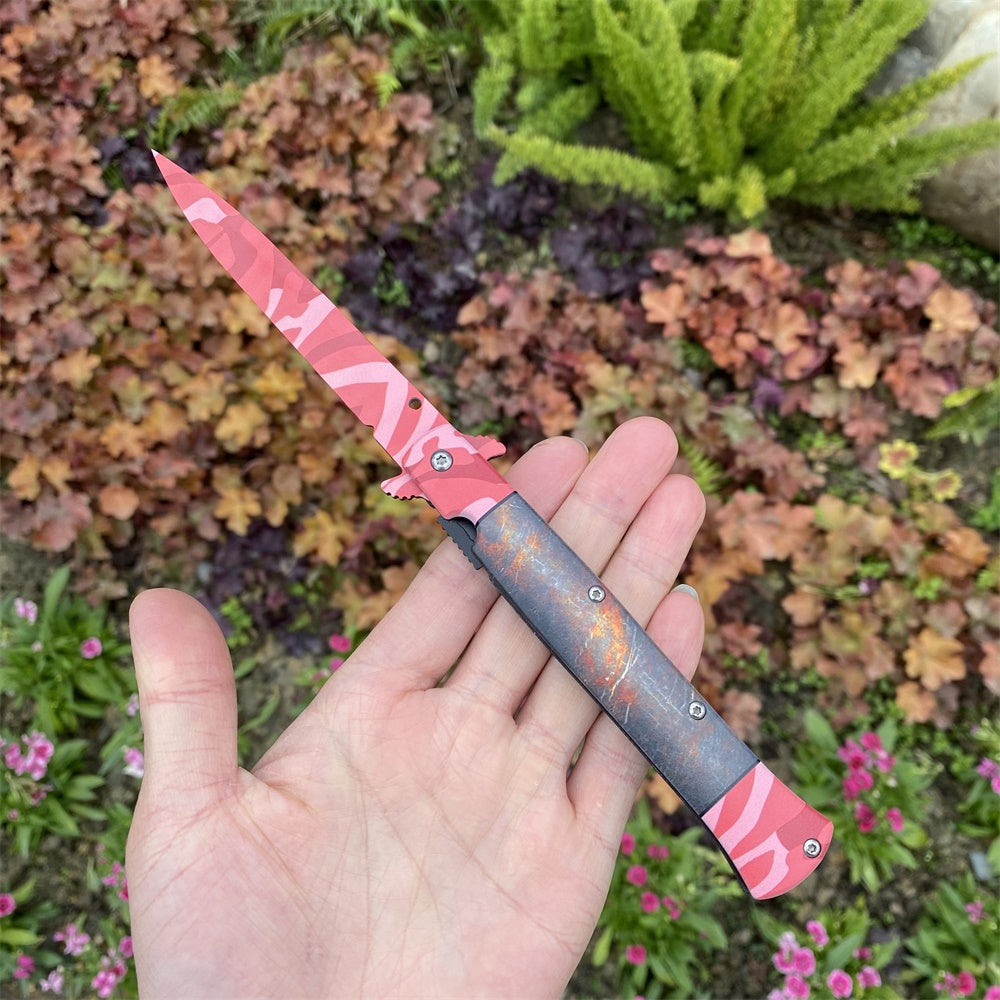 Rare Skin Stiletto Knife Blunt Blade Game Replica