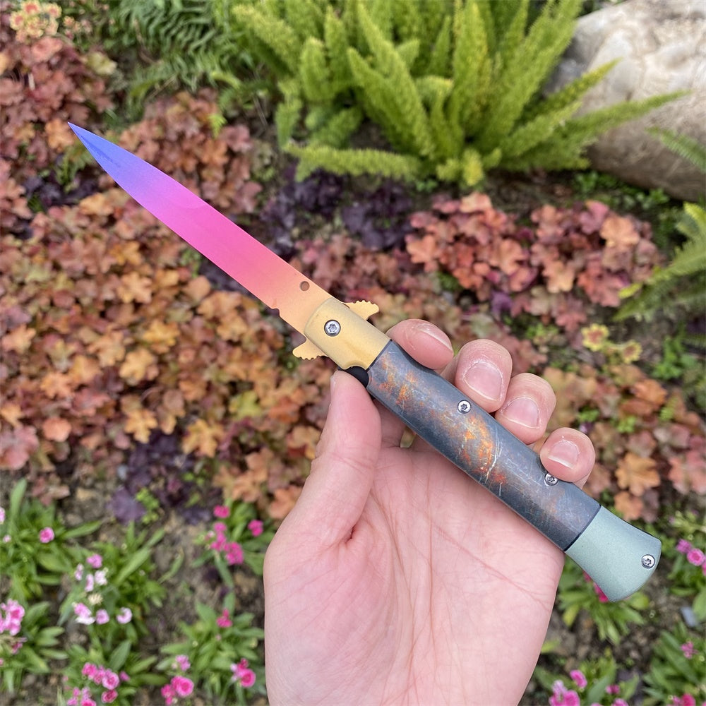 Rare Skin Stiletto Knife Blunt Blade Game Replica