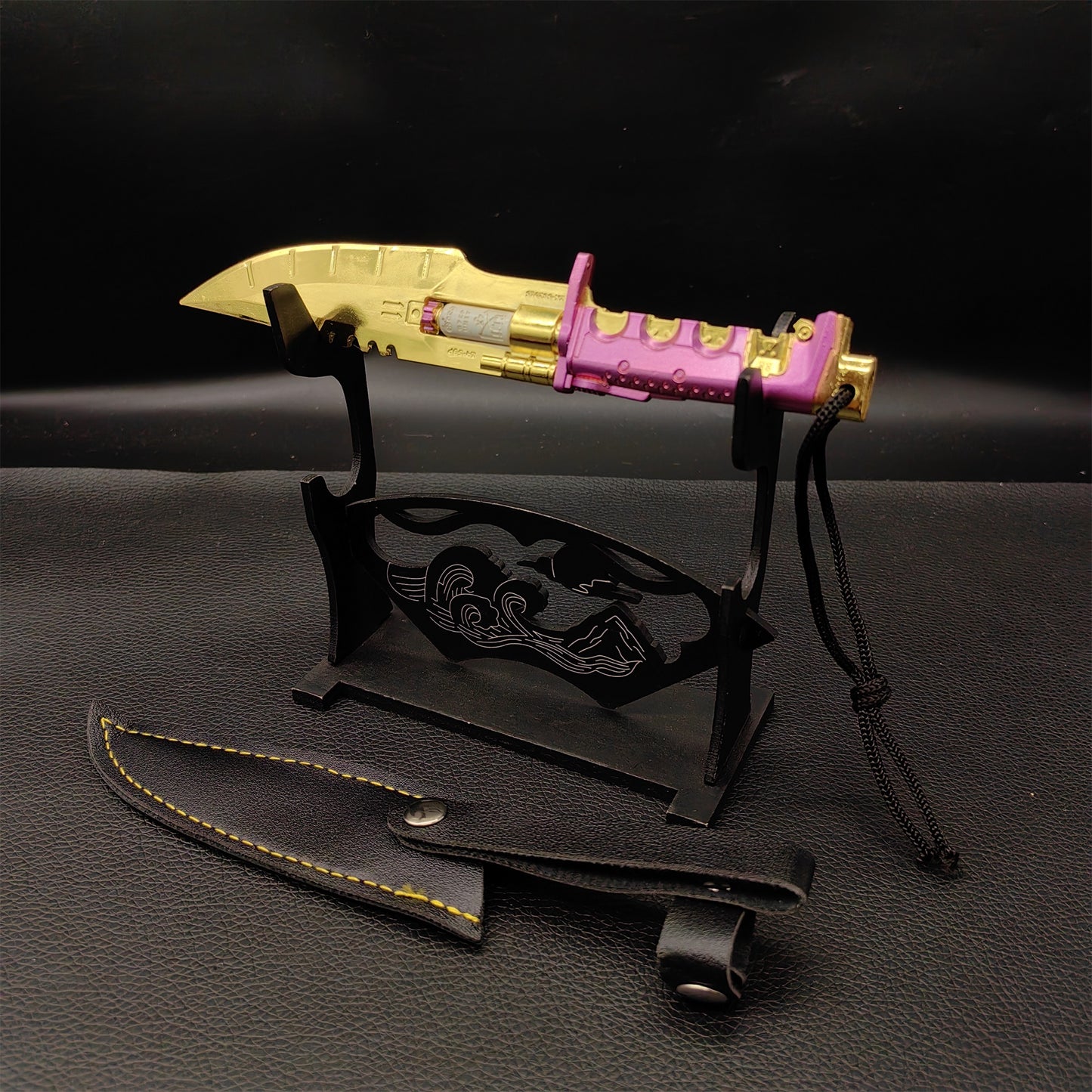 Cyberpunk Style Mini Katanas Jinchu Maru Black Unicorn Byakko Thermal Katana Errata Headhunter Knife 5 in 1 Pack
