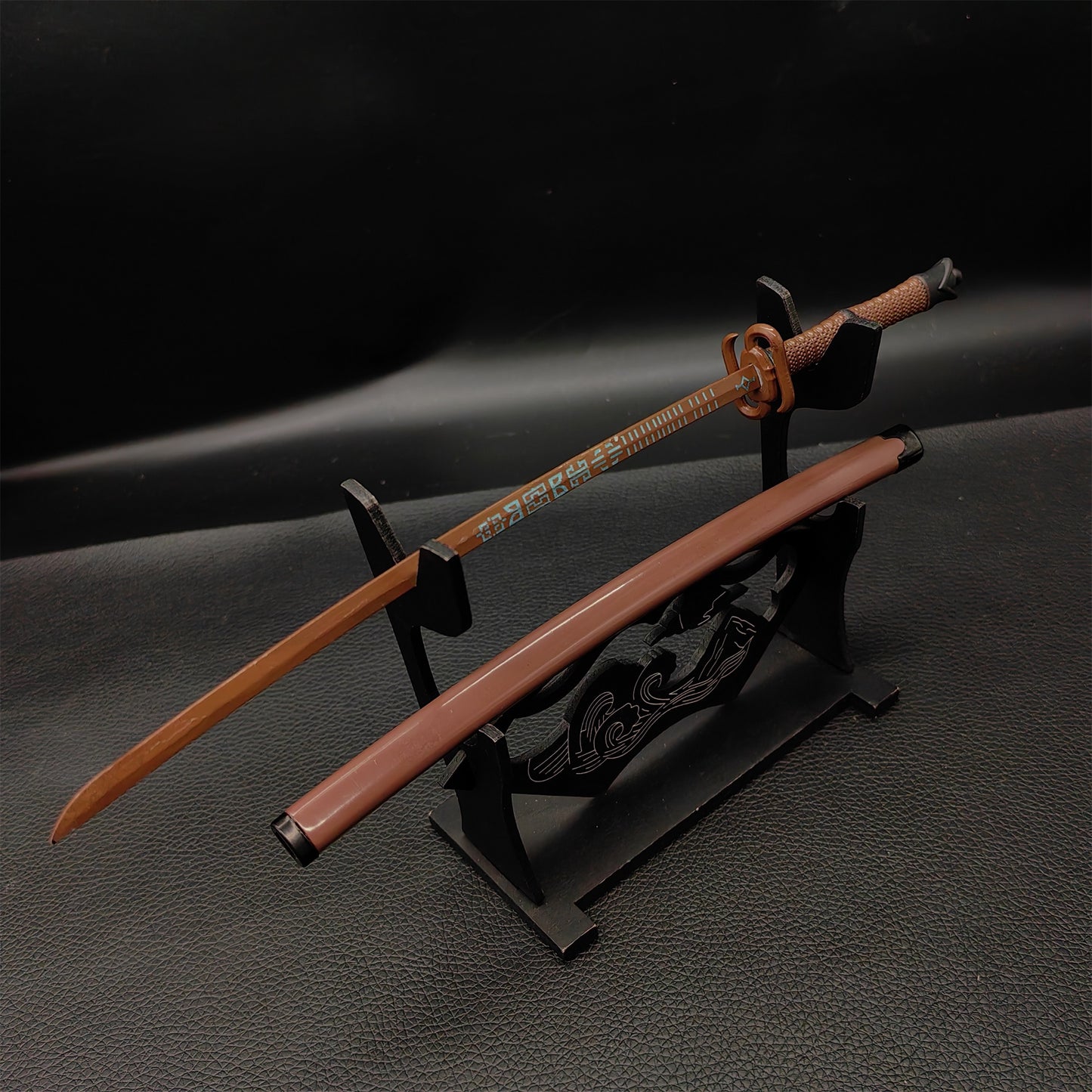 Cyberpunk Style Mini Katanas Jinchu Maru Black Unicorn Byakko Thermal Katana Errata Headhunter Knife 5 in 1 Pack