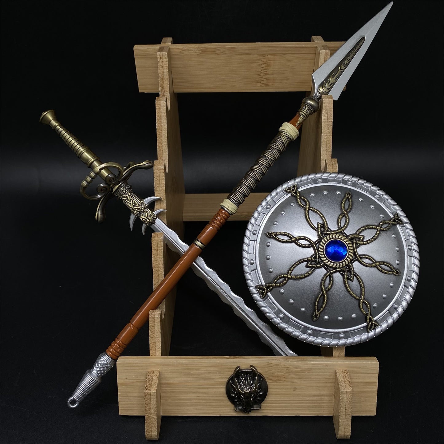 Dark Ruler's Great Shield Rough-tooth Saw The Spear of Resurrection Metal Replica
