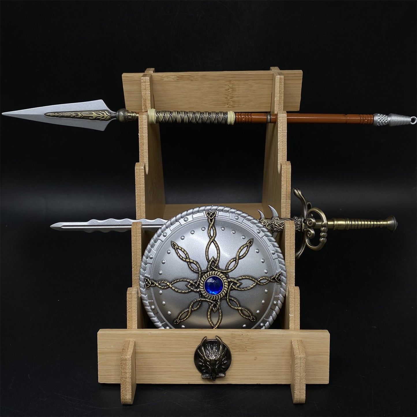 Dark Ruler's Great Shield Rough-tooth Saw The Spear of Resurrection Metal Replica