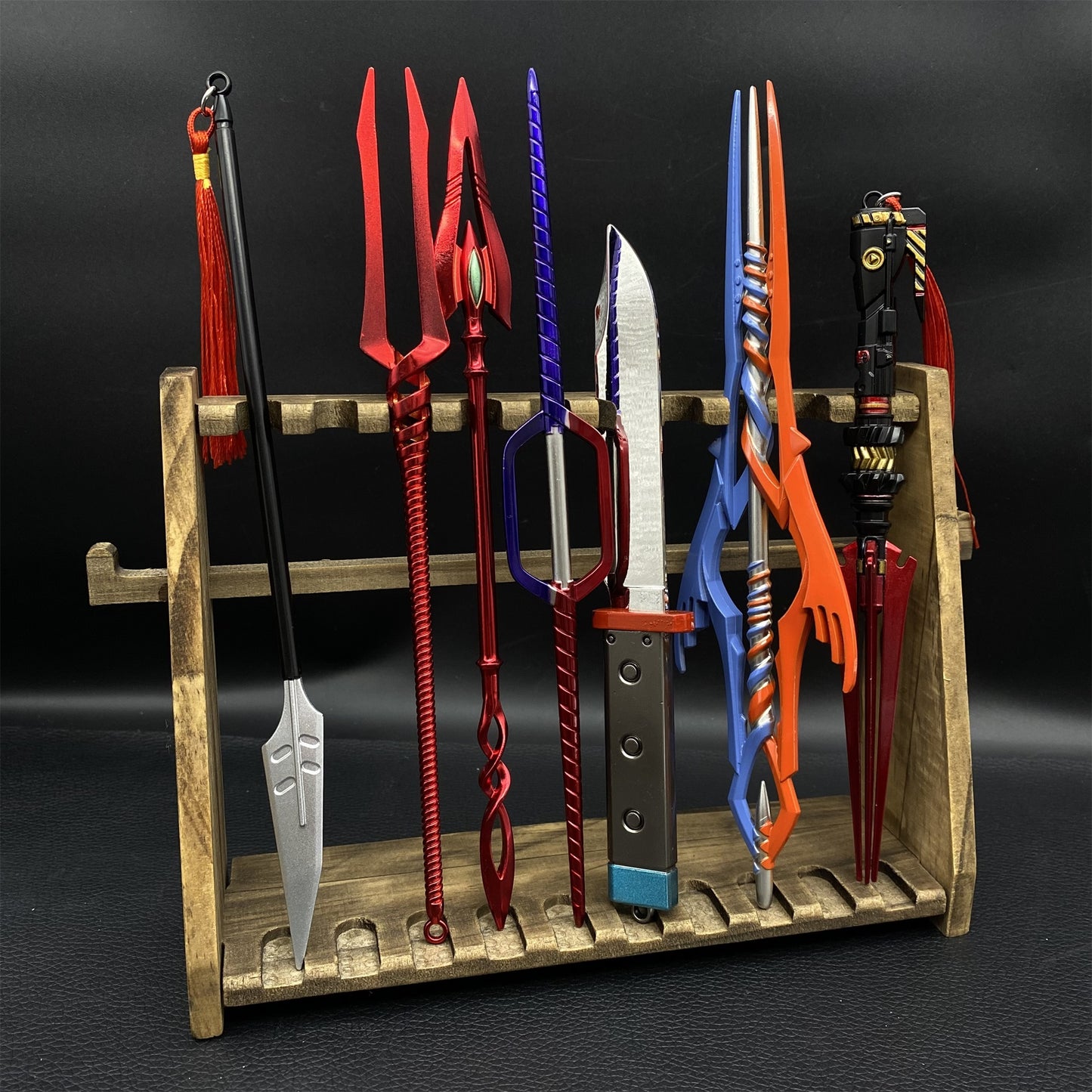 EVA Classical Weapons Spear of Longinus Cassius Unit-05 Spear Sonic Glaive Gaius Spear Evangelion Spear Progressive Knife 7 in 1 Pack