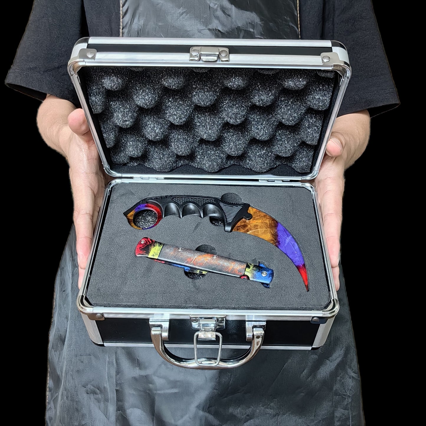 CSGO Mystery Box IRL Rare Skin Knife High End Aluminum Alloy Gift Box