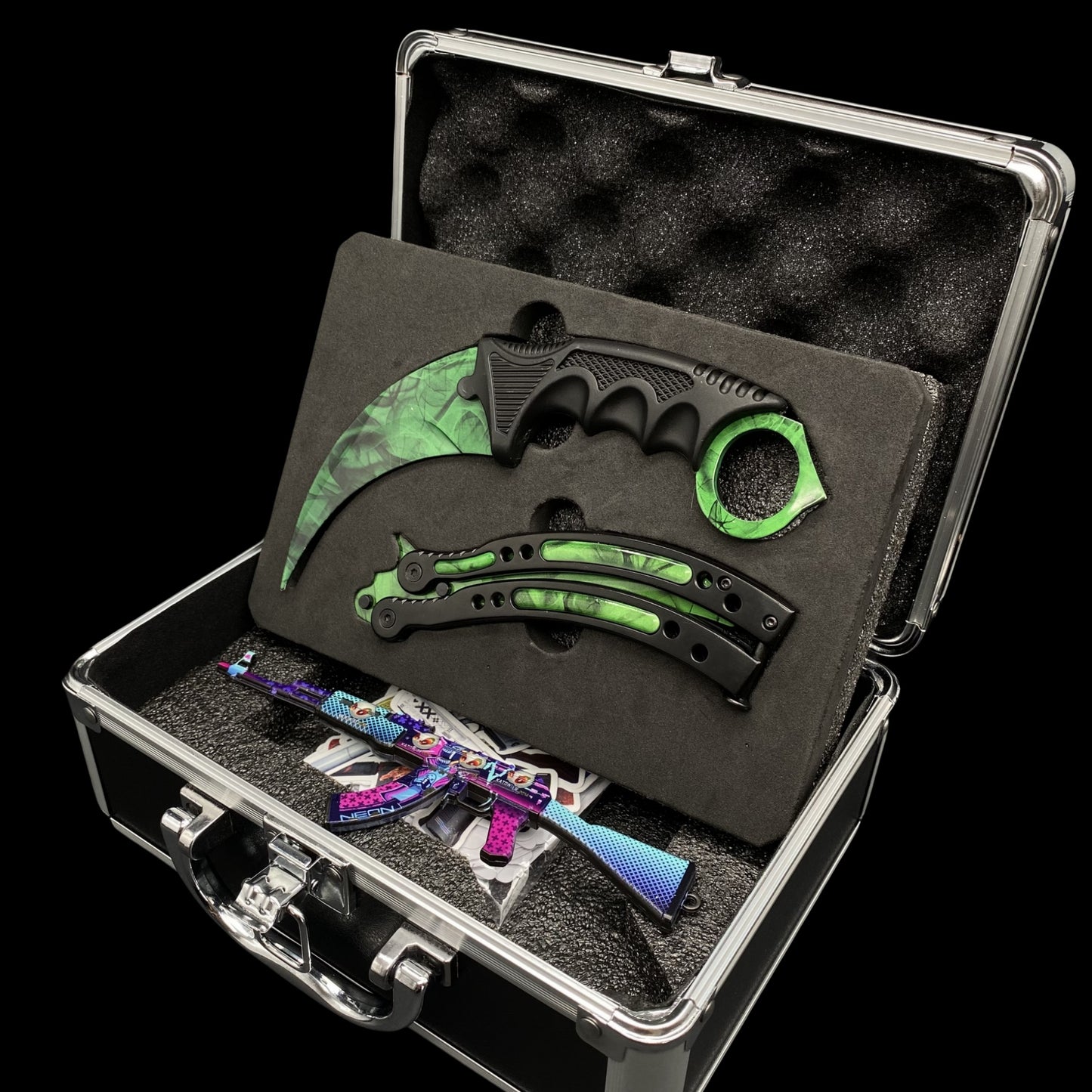 CSGO Mystery Box IRL Rare Skin Knife High End Aluminum Alloy Gift Box