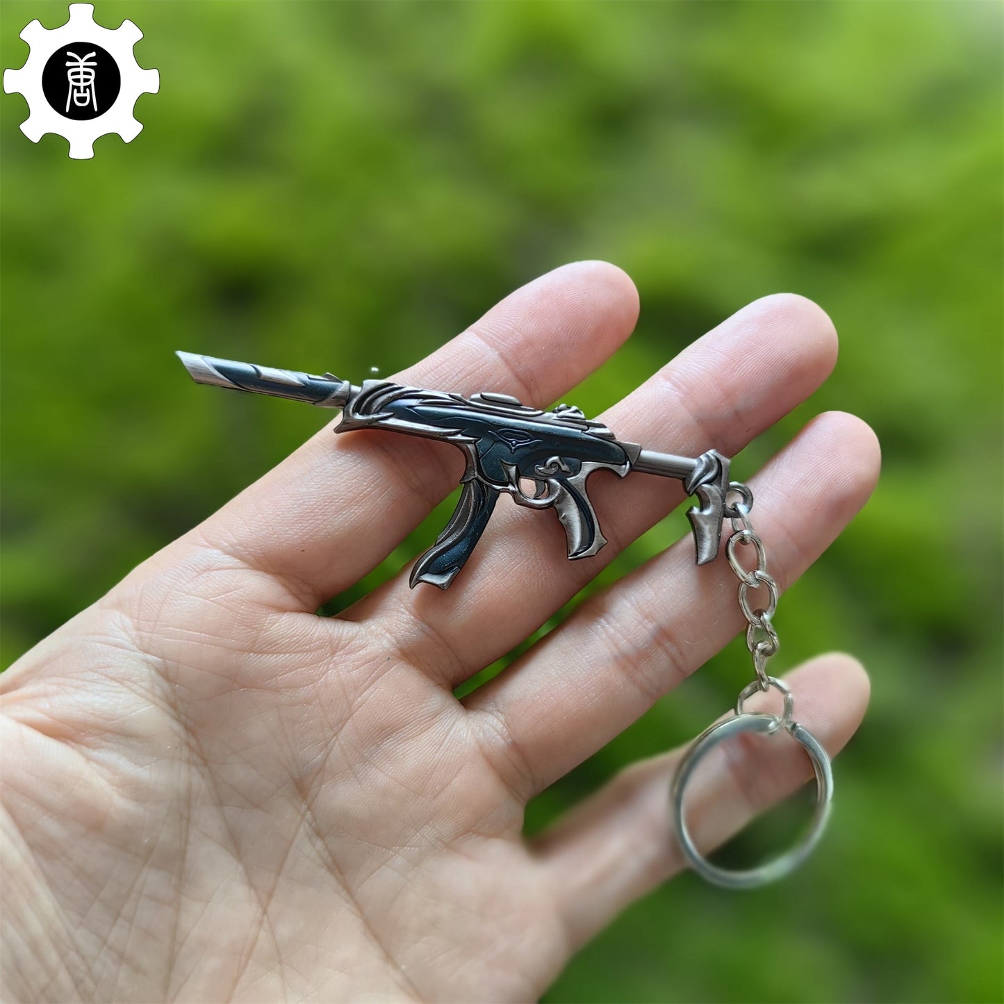 Metal Forsaken Spectre Gun Tiny KeyChain Pendant