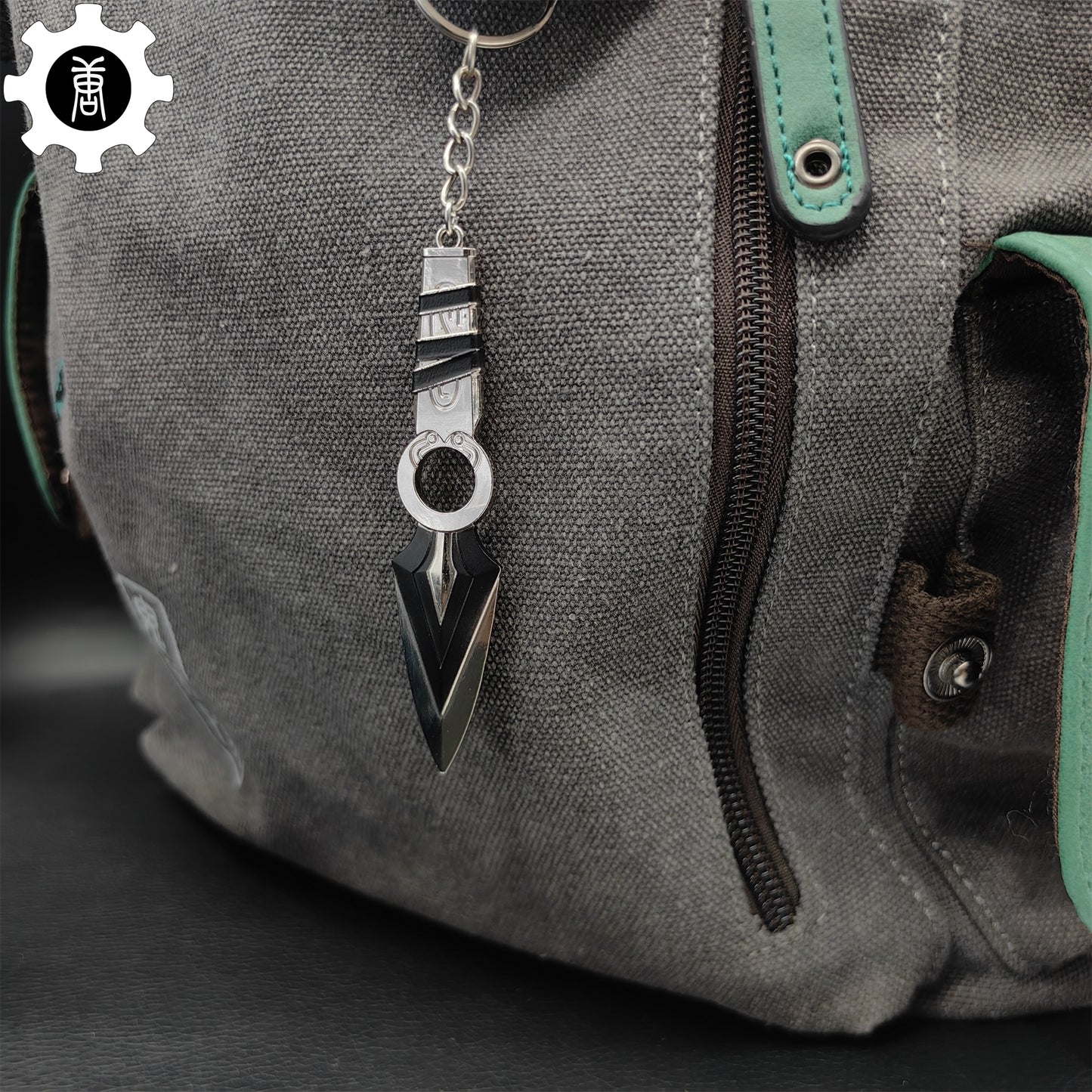 Mini Jett Kunai Metal Keychain