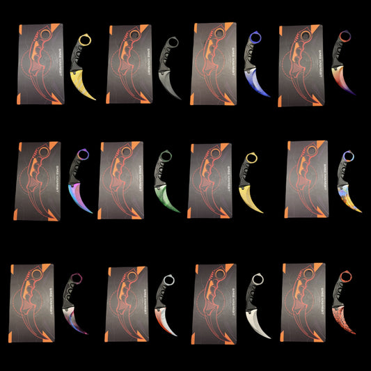 Global Offensive Game Karambit Blunt Blade Replica With Gift Box
