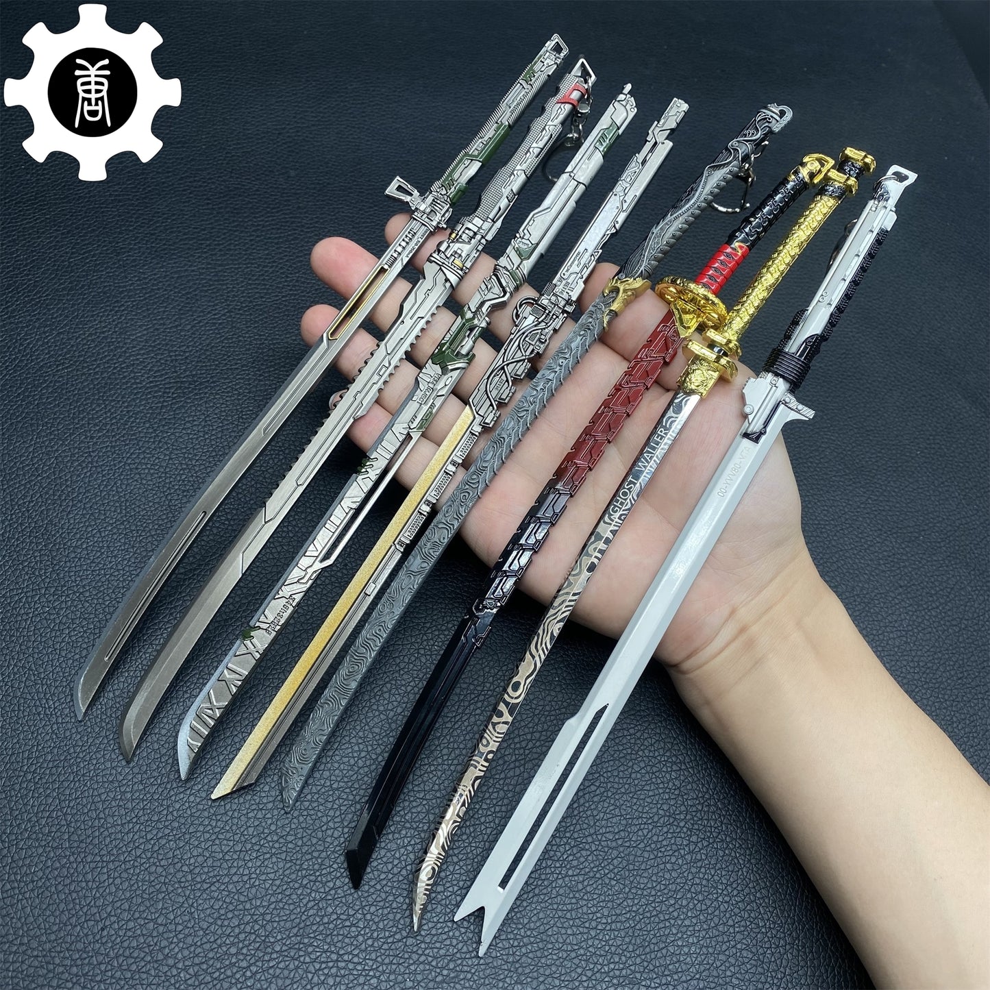 Hot Game TCGR Mini Katanas Metal Replica 8 Options