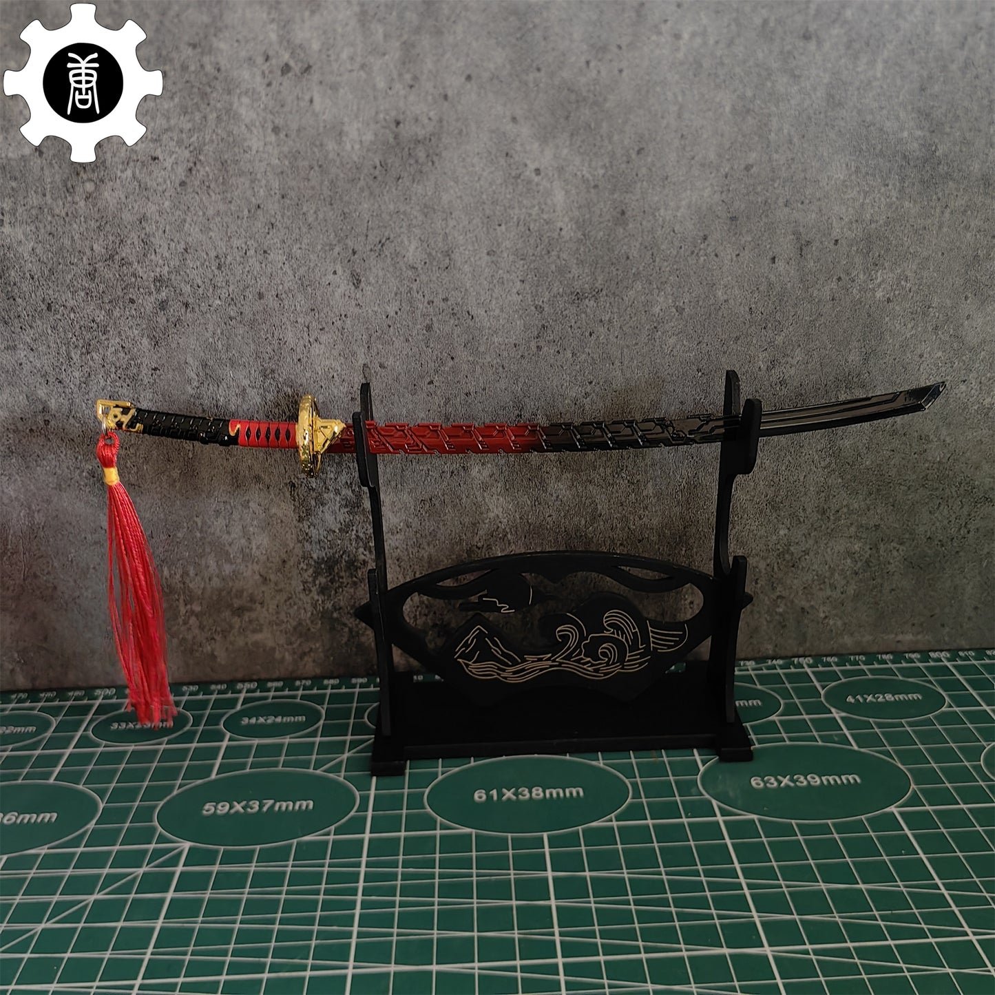 Hot Game TCGR Mini Breakpoint Katanas Metal Replica