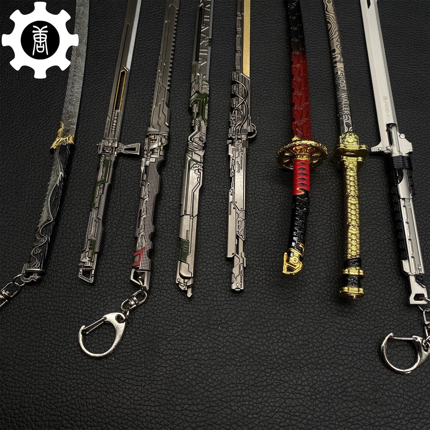 Hot Game TCGR Mini Katanas Metal Replica 8 Options