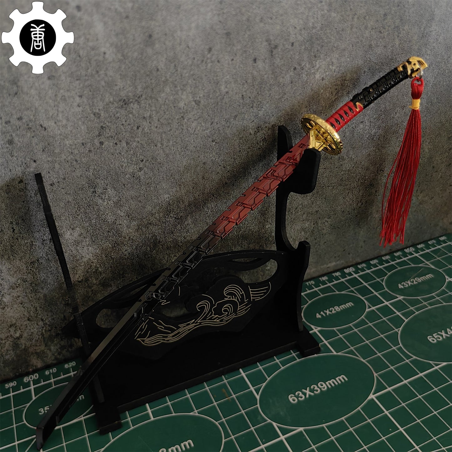 Hot Game TCGR Mini Breakpoint Katanas Metal Replica