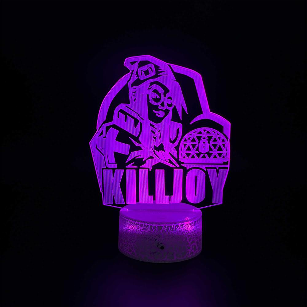 Customized Val Characters 3D Night Lamp