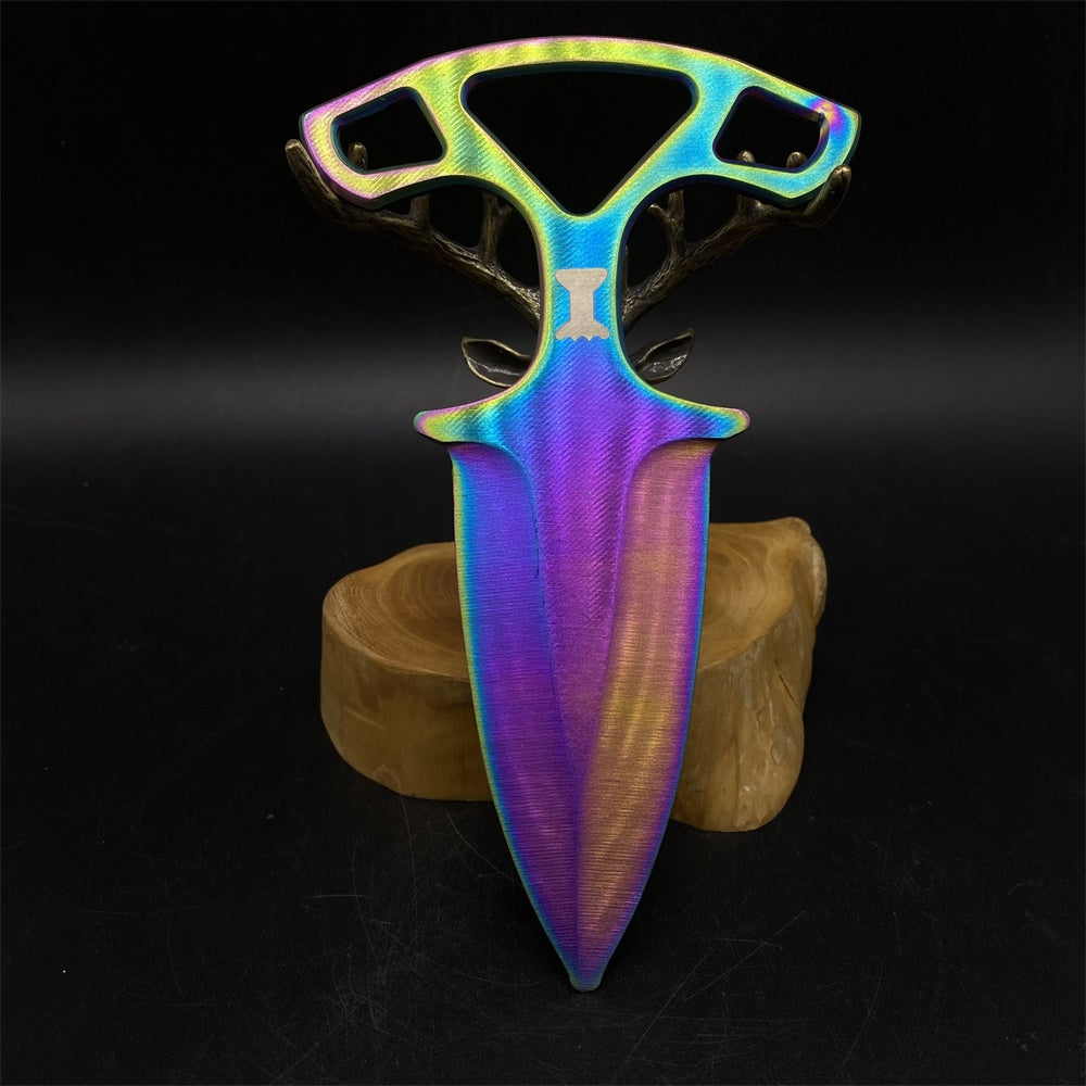 Fade Case Hardened Shadow Daggers Blunt Blade Replica For Collection