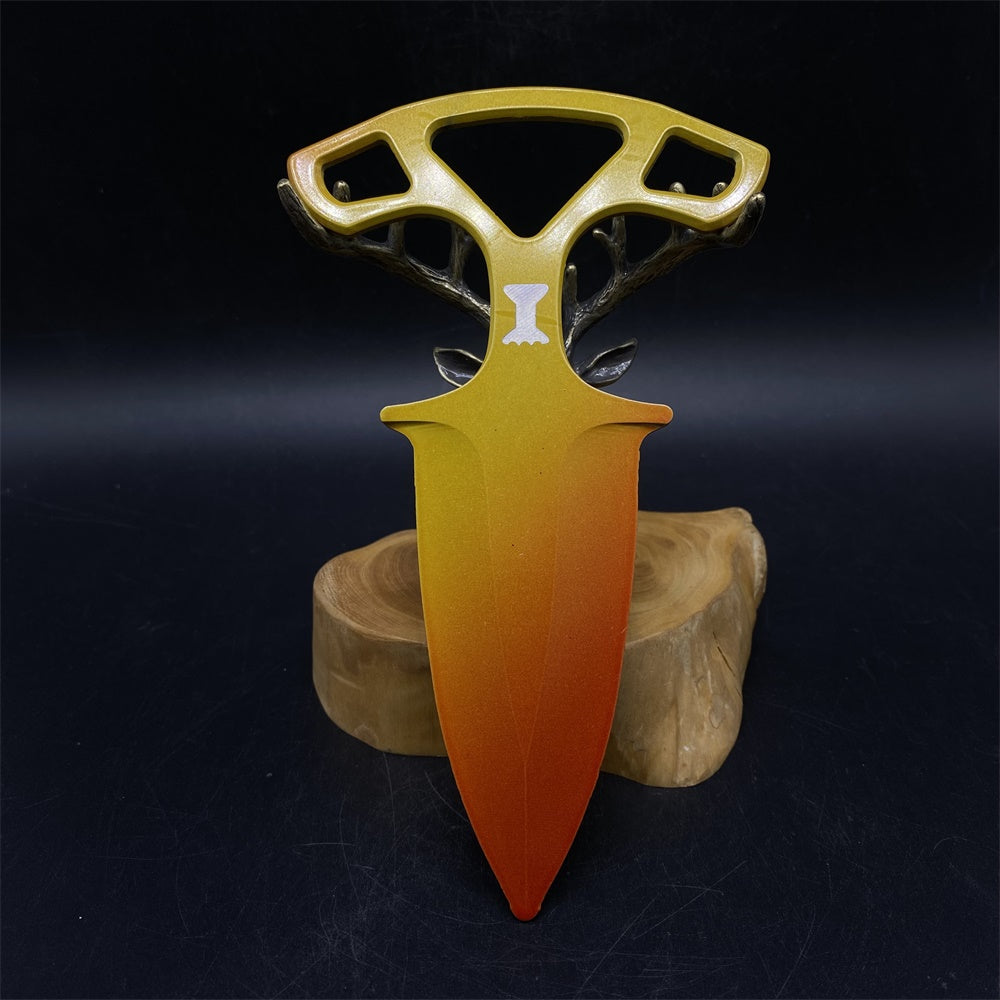 Fade Case Hardened Shadow Daggers Blunt Blade Replica For Collection