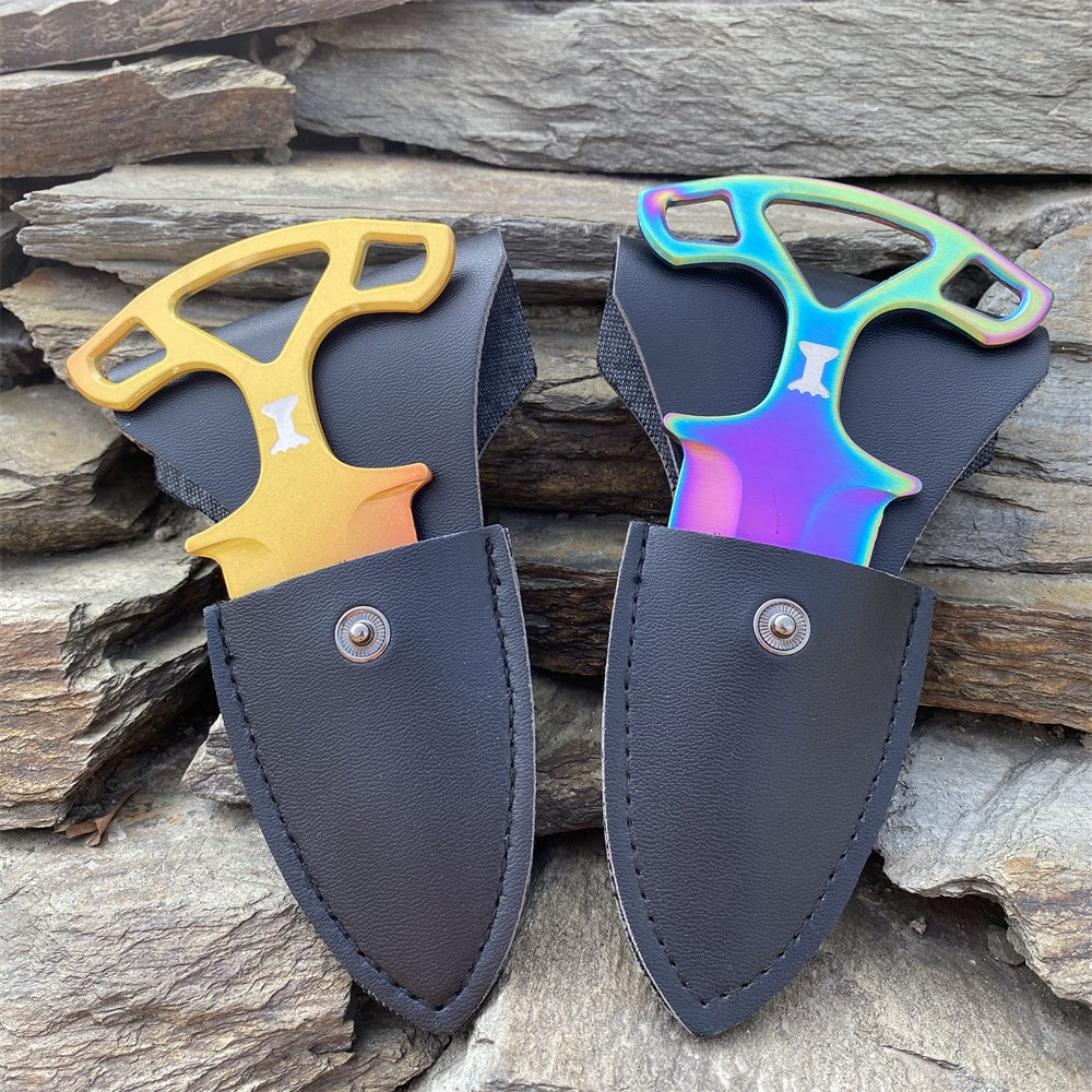 Fade Case Hardened Shadow Daggers Blunt Blade Replica For Collection
