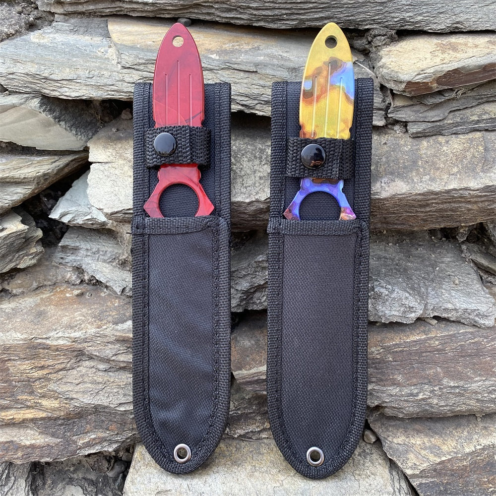 Metal Skeleton Knife Stainless Blunt Blade 20cm/7.8''