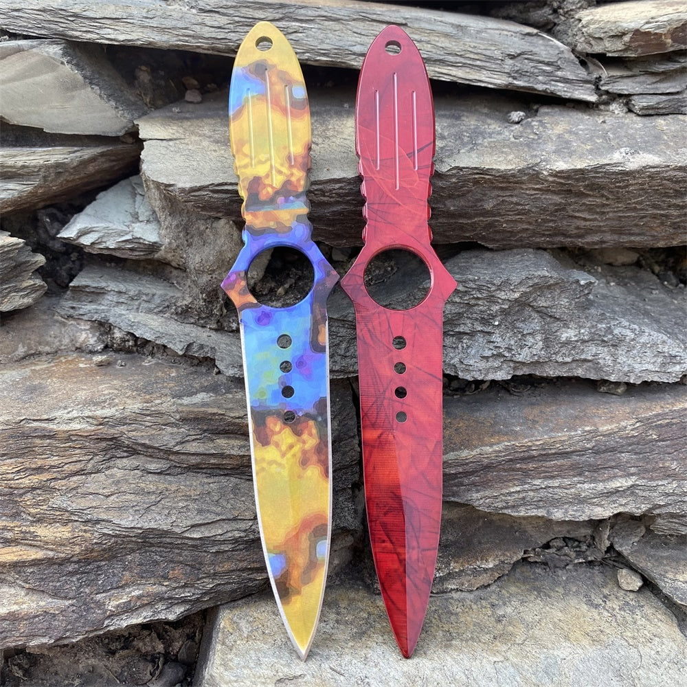 Metal Skeleton Knife Stainless Blunt Blade 20cm/7.8''