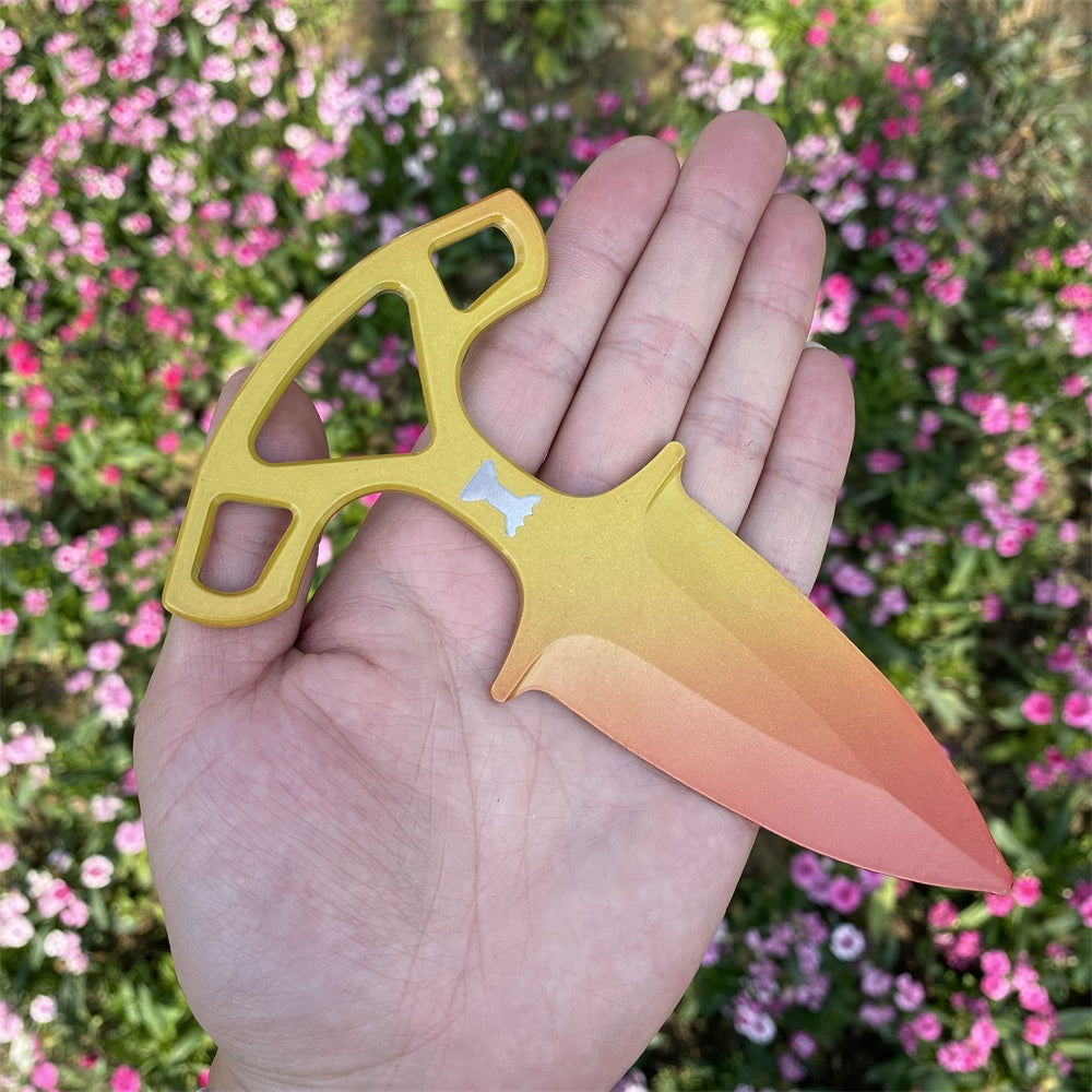 Fade Case Hardened Shadow Daggers Blunt Blade Replica For Collection