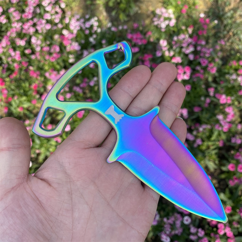 Fade Case Hardened Shadow Daggers Blunt Blade Replica For Collection