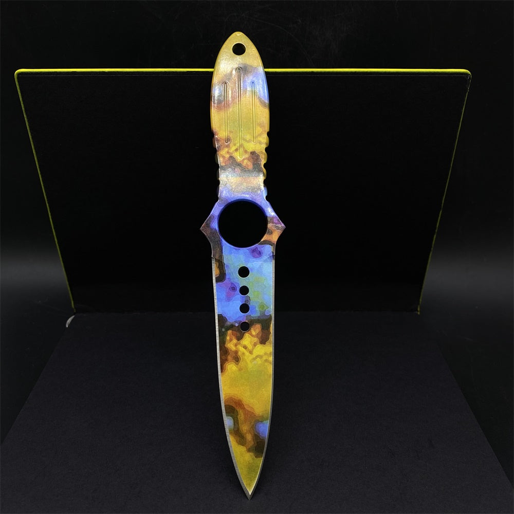 Metal Skeleton Knife Stainless Blunt Blade 20cm/7.8''