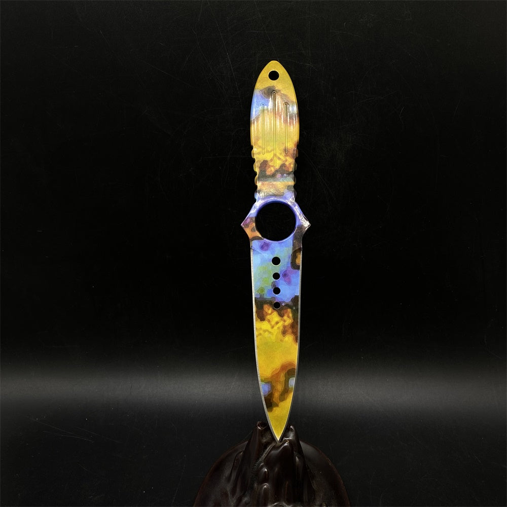 Metal Skeleton Knife Stainless Blunt Blade 20cm/7.8''