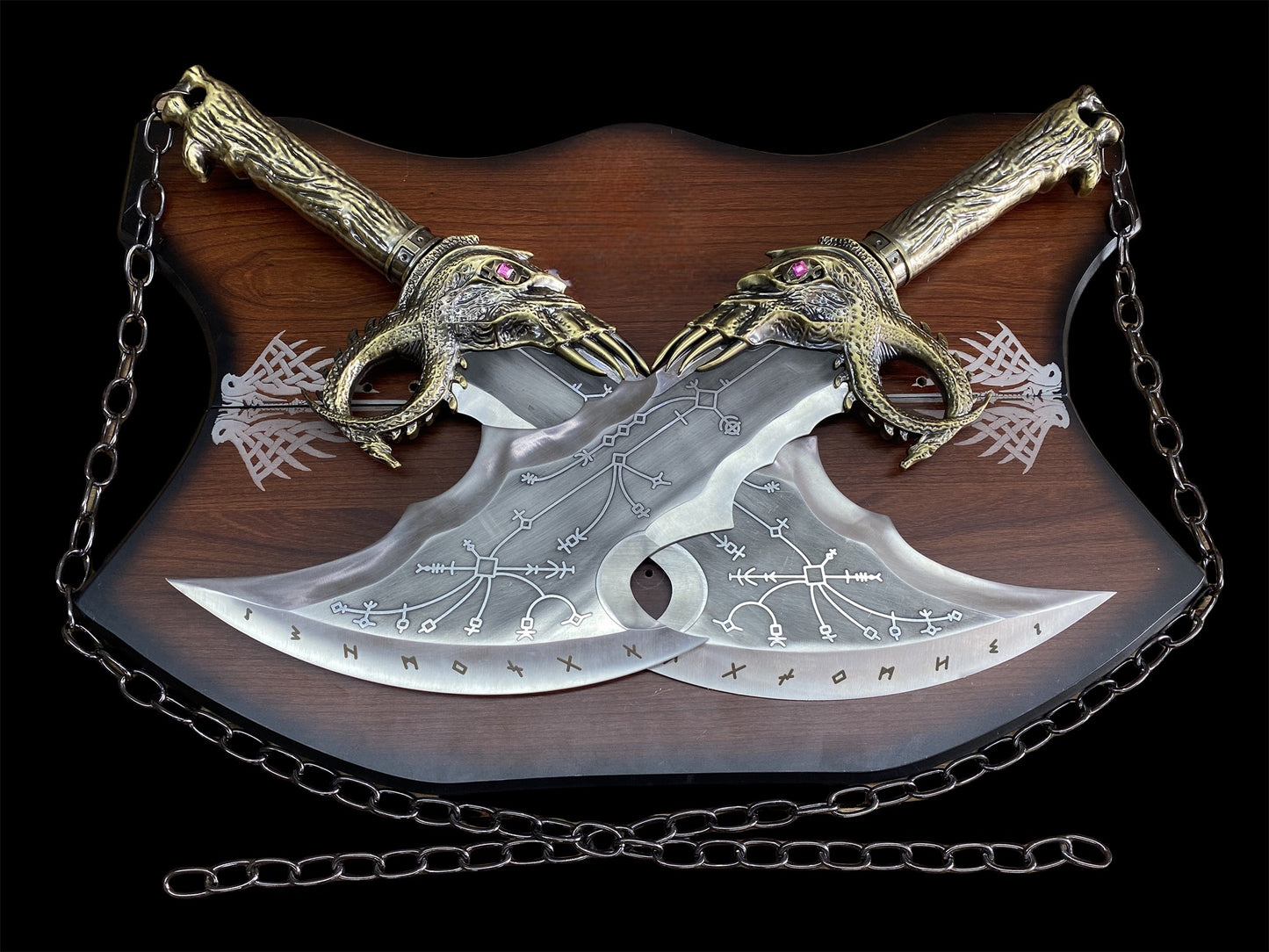 Blades of Chaos Life-size Metal Replica