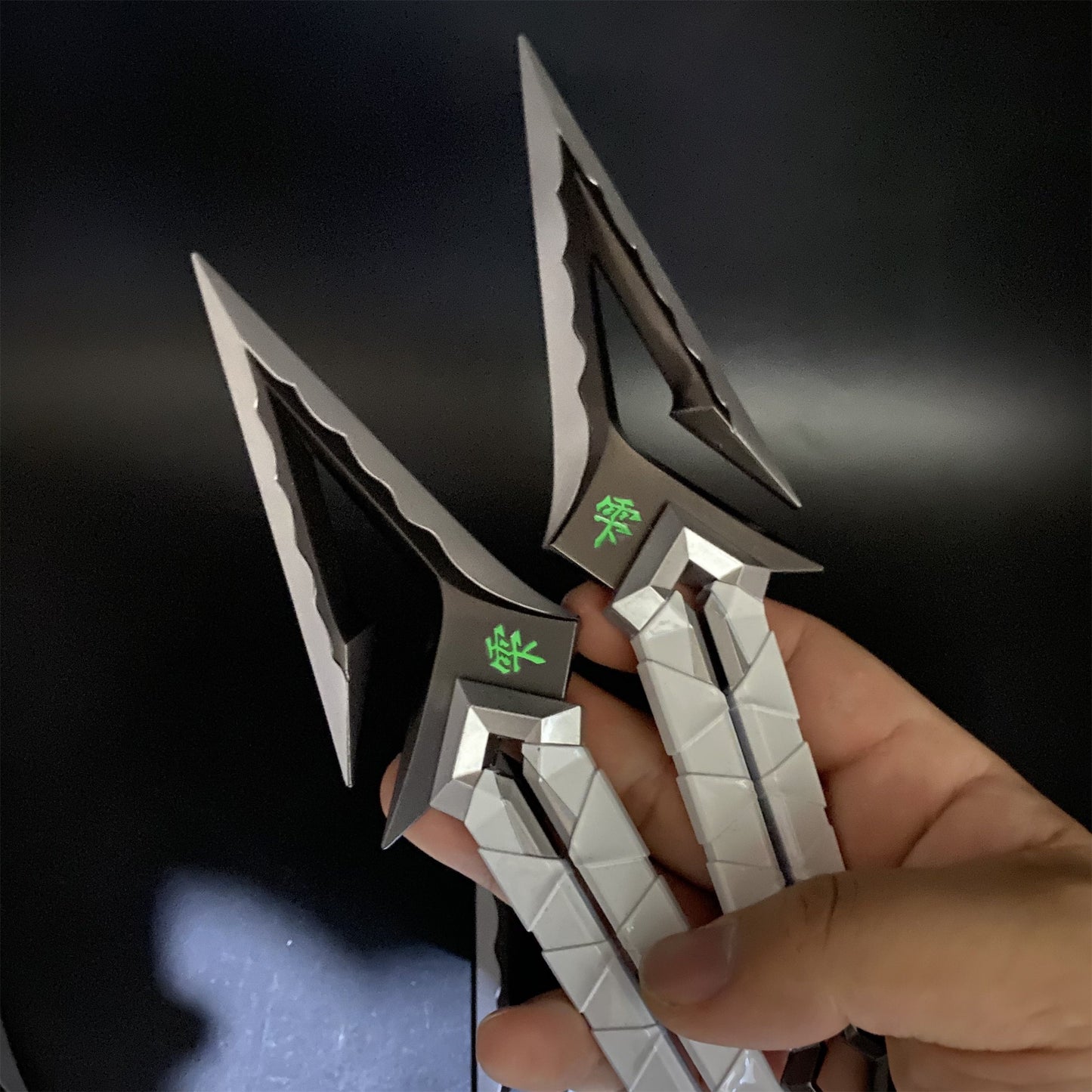 Metal Kuronami no Yaiba Life Size Kuronami Kunai Knife Most Accurate Replica