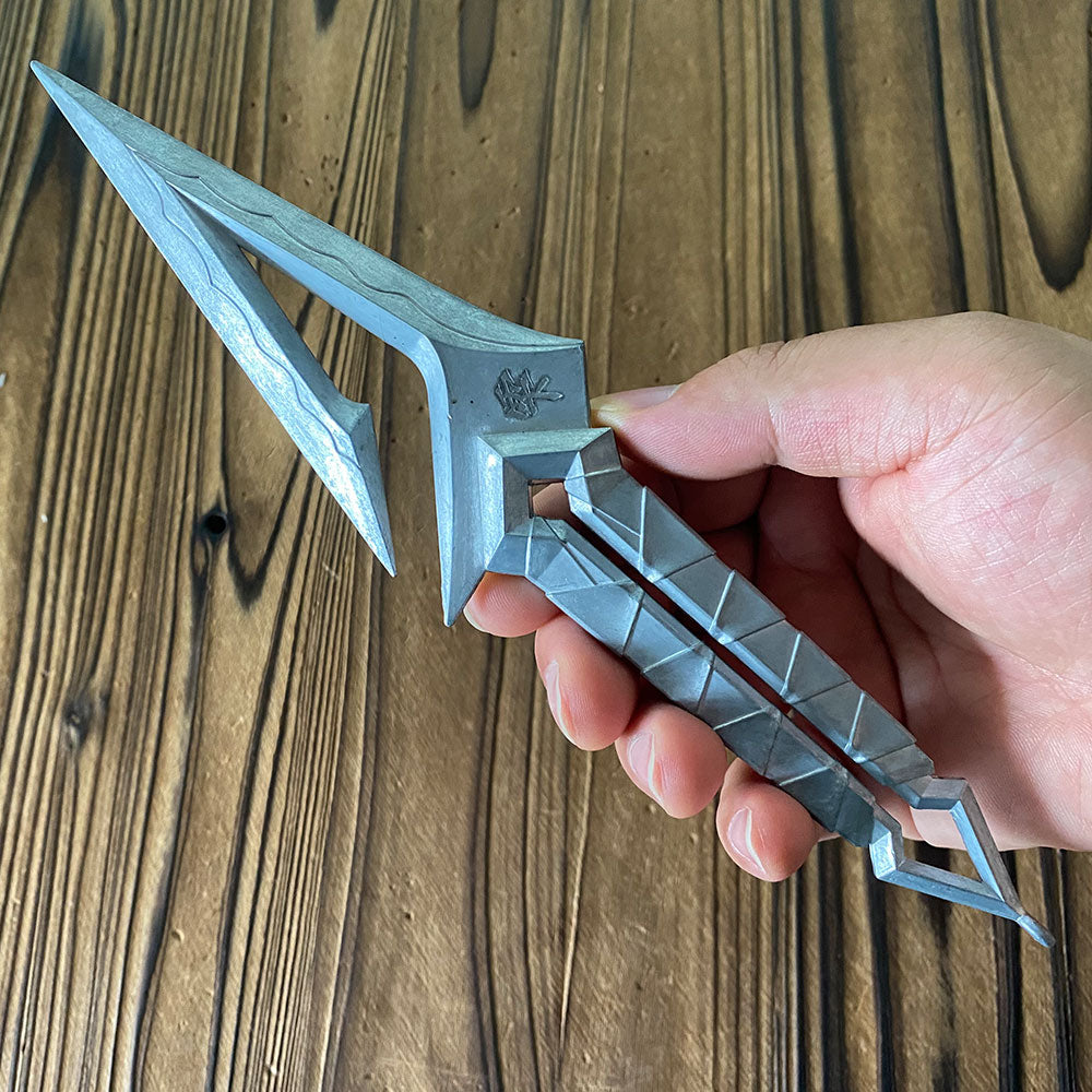 Metal Kuronami no Yaiba Life Size Kuronami Kunai Knife Most Accurate Replica