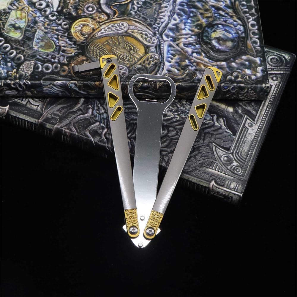 Metal Octane Balisong Bottle Opener