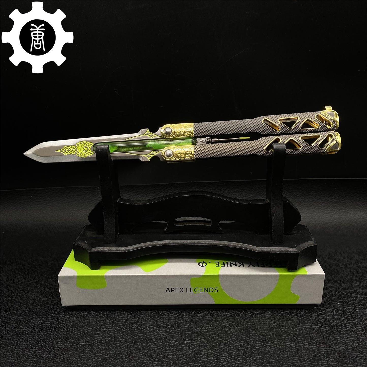 Octane Heirloom V3 Real Liquid Tube Octane Balisong Metal Replica