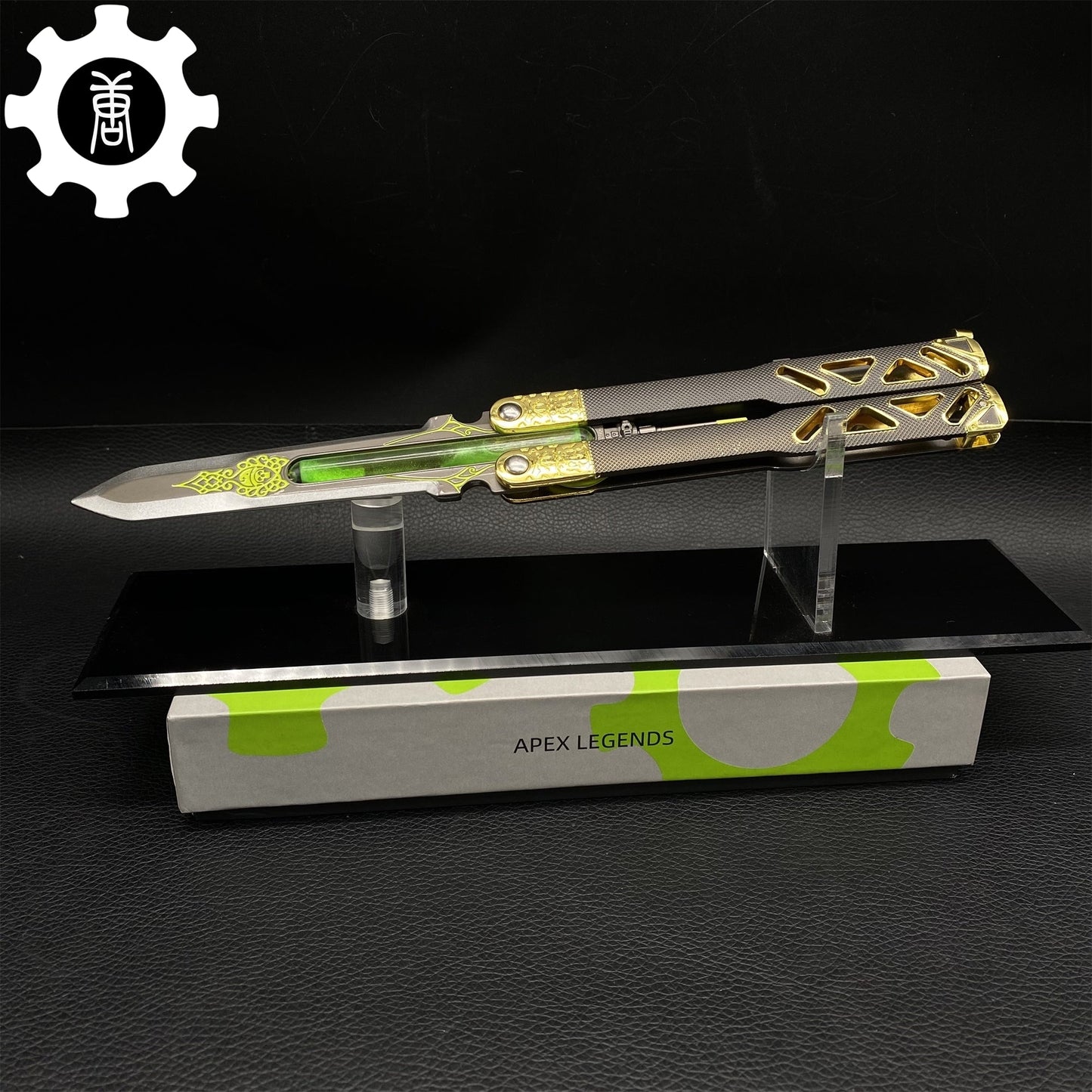 Octane Heirloom V3 Real Liquid Tube Octane Balisong Metal Replica